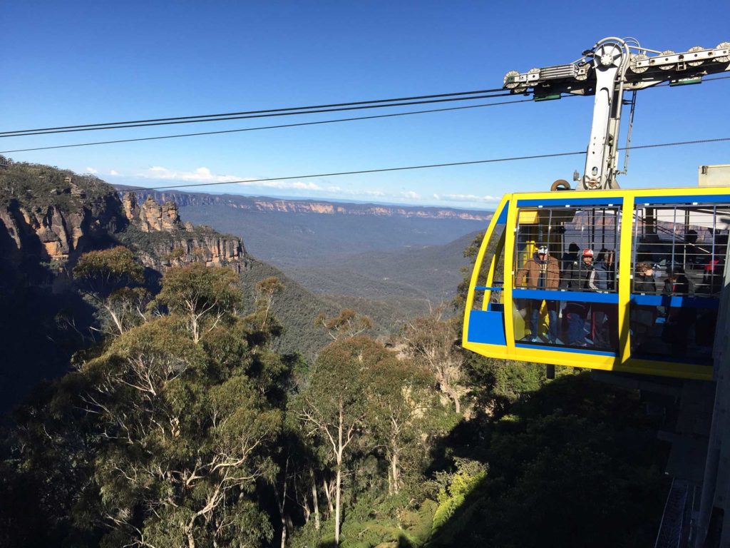blue mountains tour with scenic world